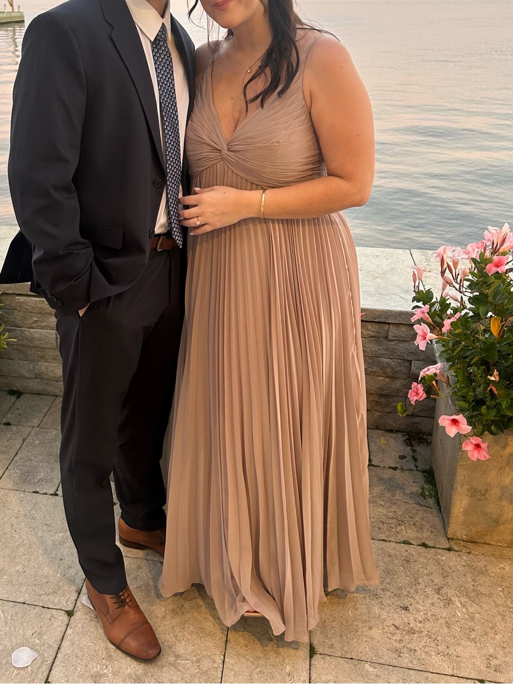 Azazie - Rachelle Dress | taupe